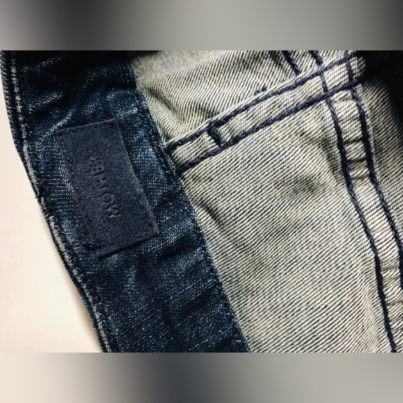 Mother High Waisted Looker Skinny Jeans Here Kitty Kitty Glitter Racer size 29 - Picture 4 of 10